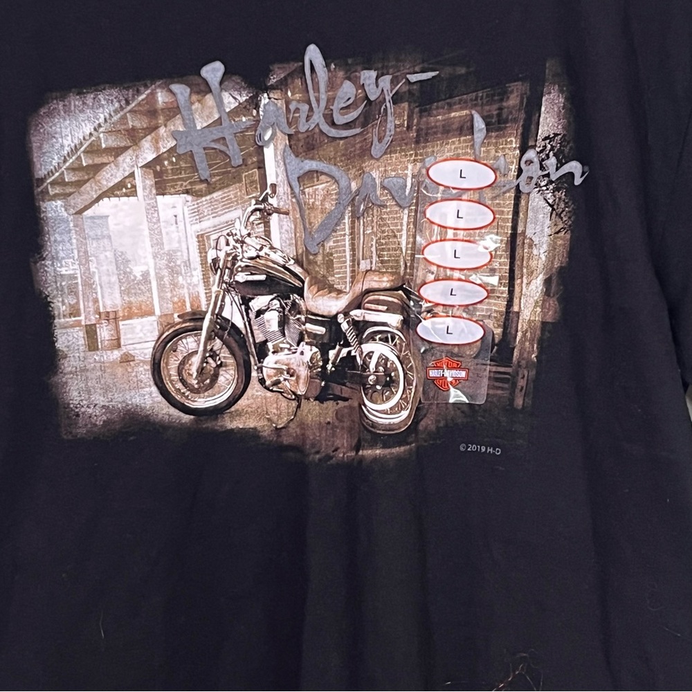 Harley-Davidson Black Motorcycle Graphic Tee - Picture 2 of 10